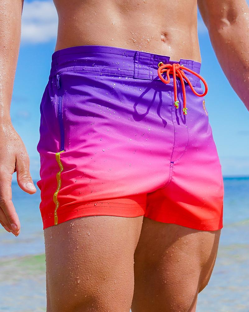 Faded Crimson Swim Trunks Shorts / Board shorts Tucann 