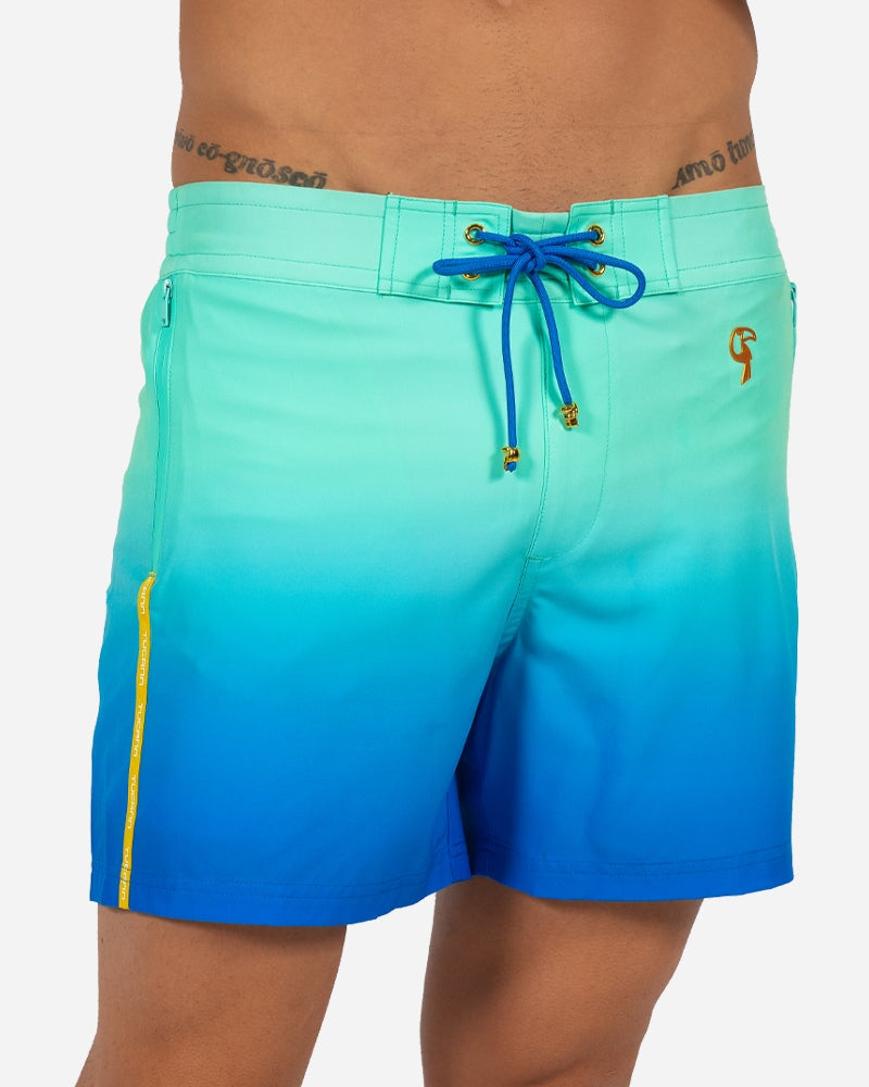 Faded Ocean Swim Trunks - 5" Swim Trunks Tucann 