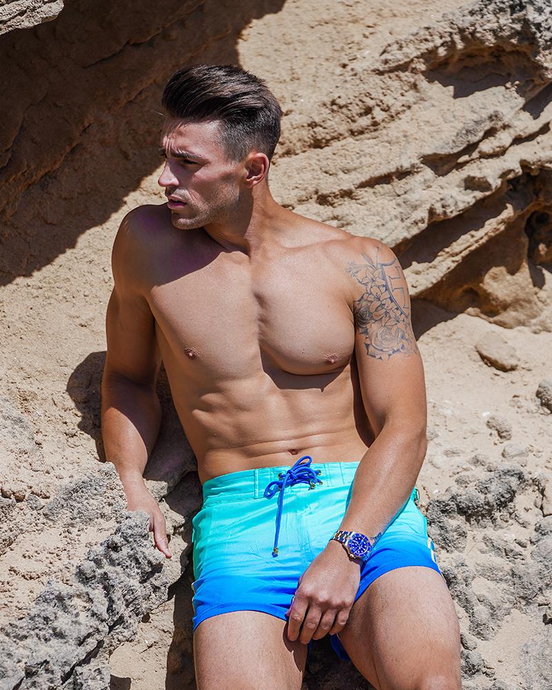 Faded Ocean Swim Trunks Shorts / Board shorts Tucann 