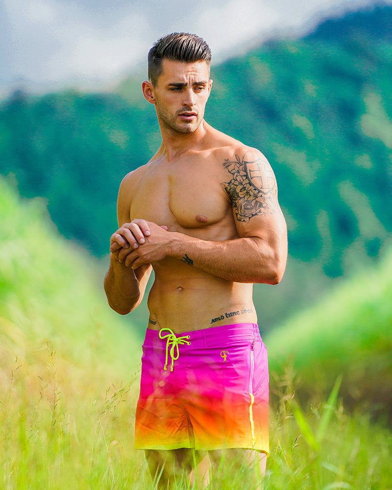 Faded Saffron Swim Trunks Shorts / Board shorts Tucann 