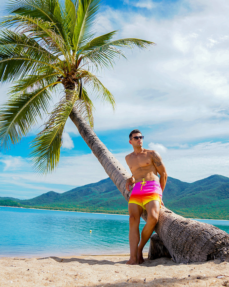 Faded Saffron Swim Trunks Shorts / Board shorts Tucann 