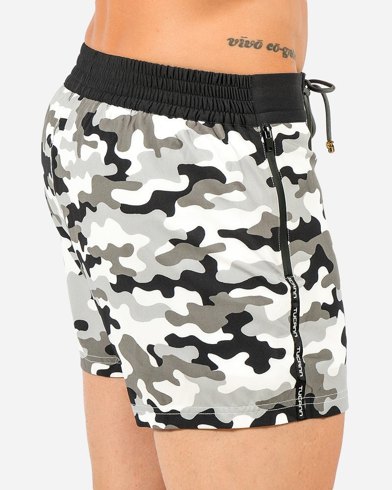 Full Camo White Swim Trunks Tucann 