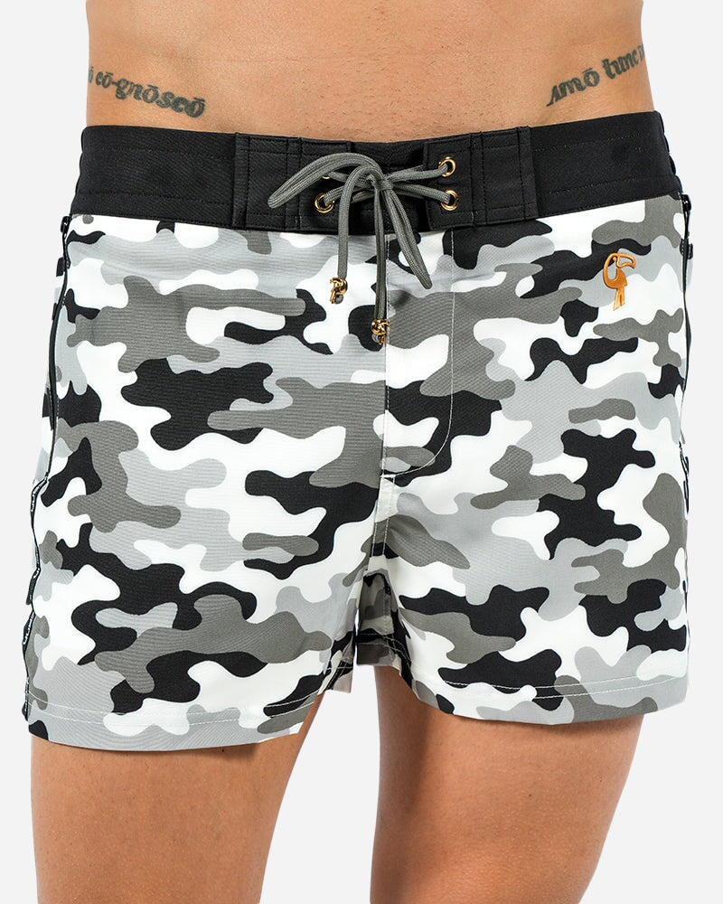 Full Camo White Swim Trunks Tucann 