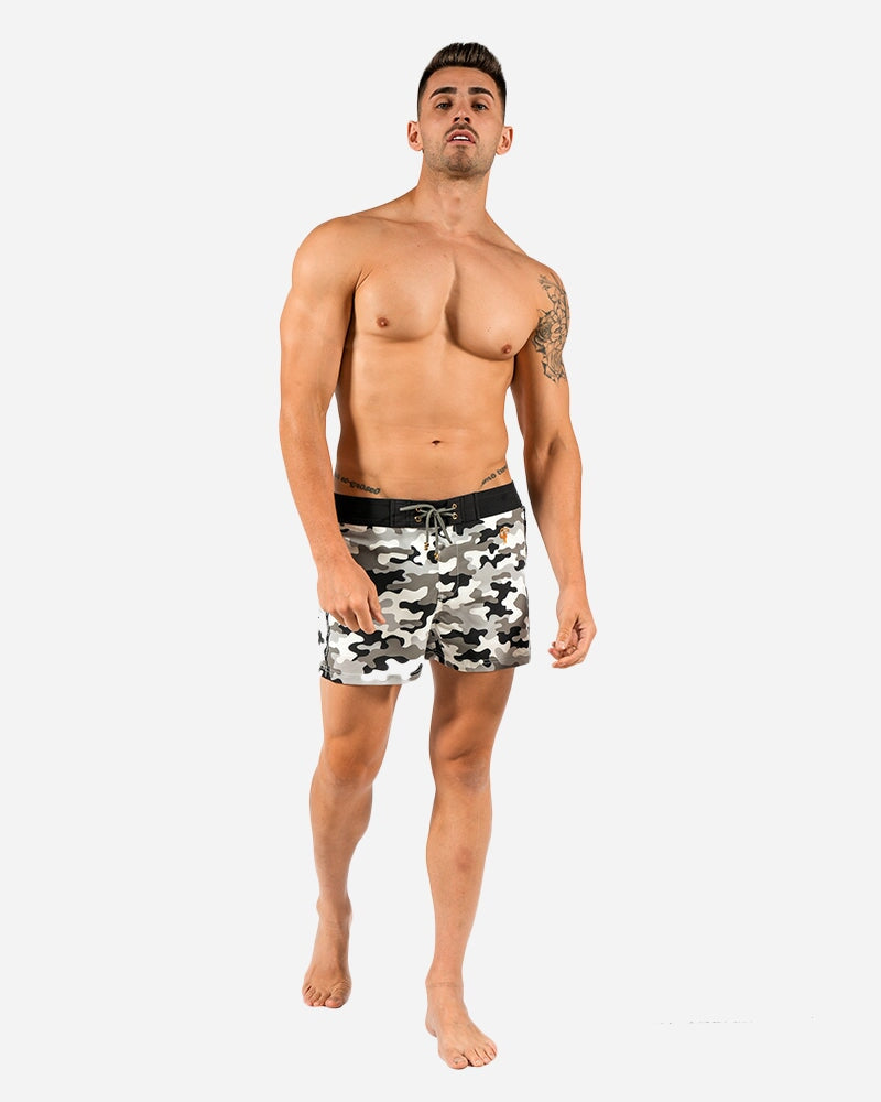 Full Camo White Swim Trunks Tucann 