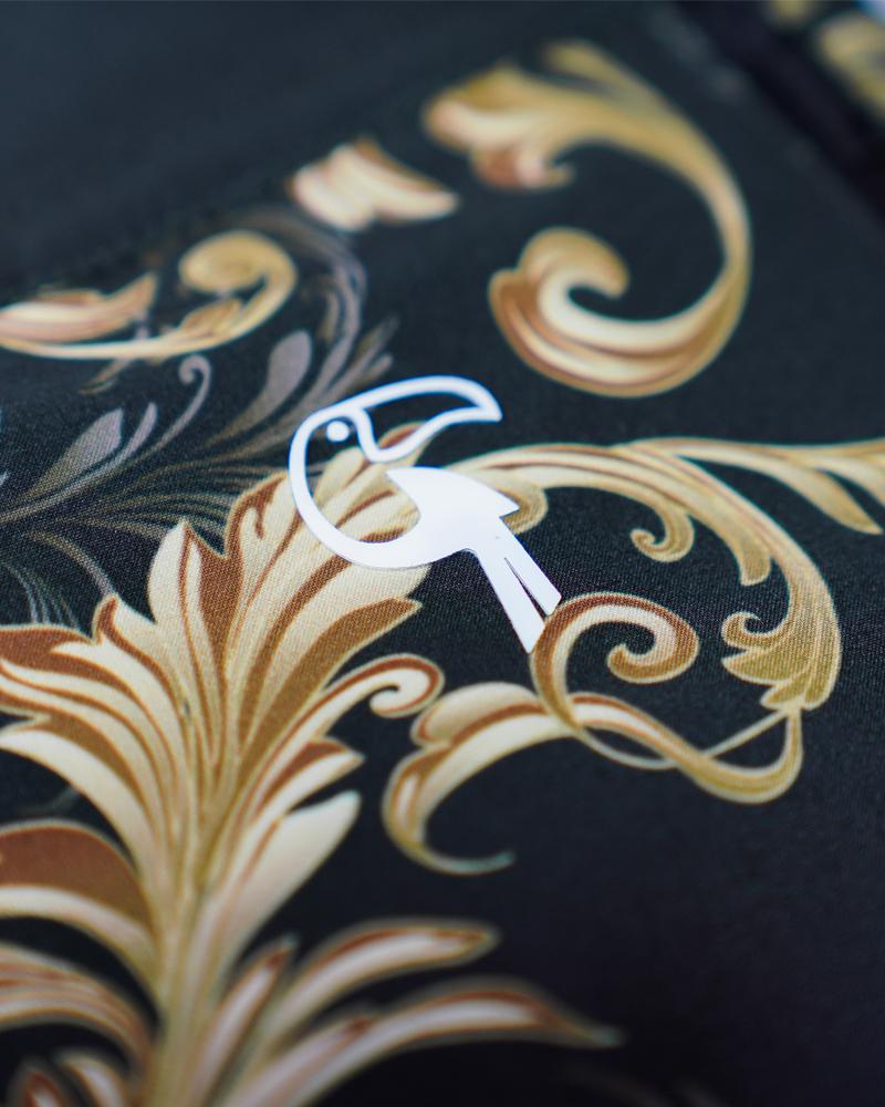 Gold Leaf Dark Green Swim Shorts Shorts / Board shorts Tucann 