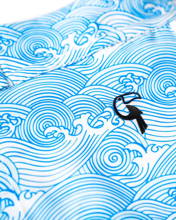 Make Waves Blue Swim Shorts Shorts / Board shorts Tucann 