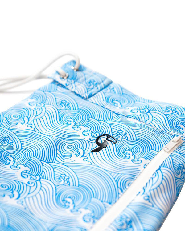 Make Waves Blue Swim Shorts Shorts / Board shorts Tucann 