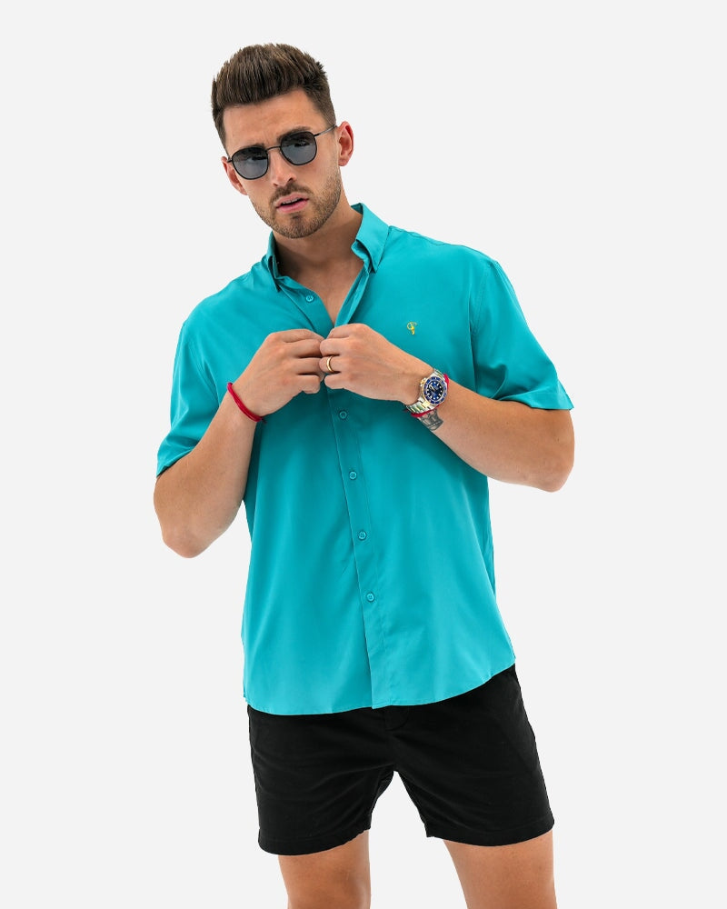 Men's Luxe Shirt - Teal SHIRT Tucann 