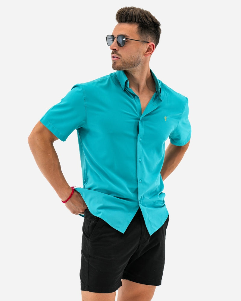 Men's Luxe Shirt - Teal SHIRT Tucann 