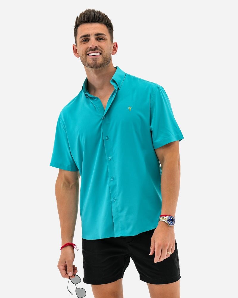 Men's Luxe Shirt - Teal SHIRT Tucann 