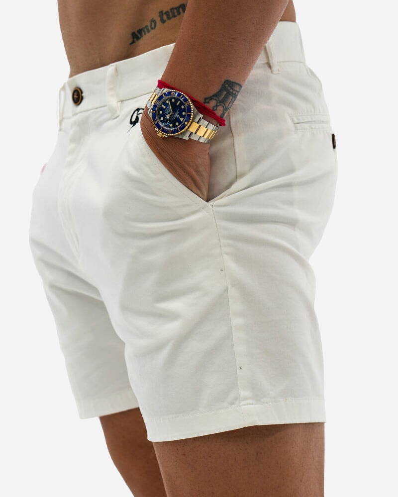 Men's Luxe Shorts - White Shorts / Board shorts Tucann 