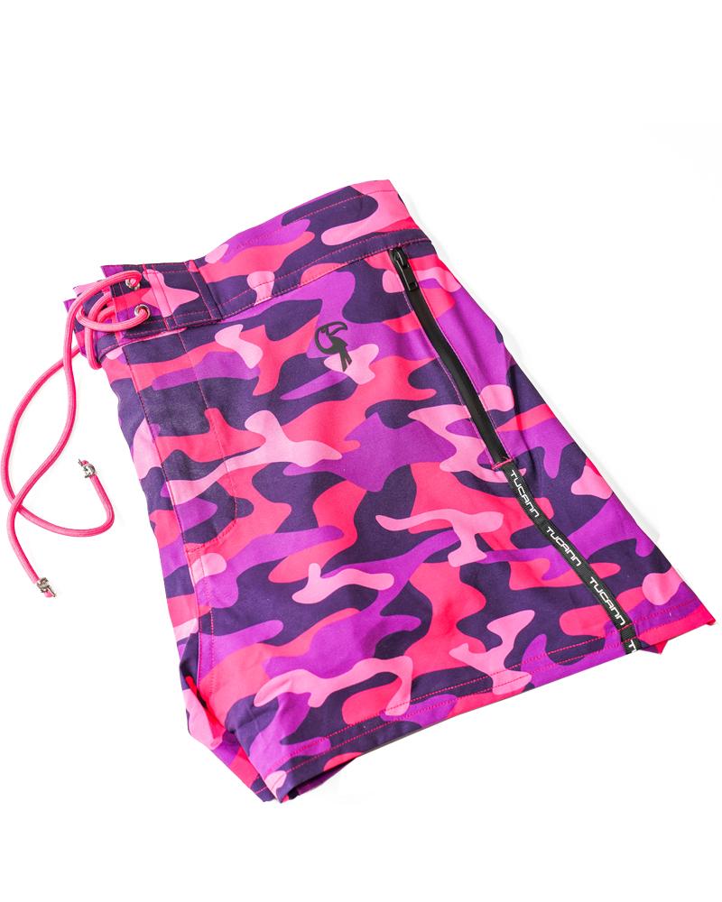 Pink Camo Swim Shorts Shorts / Board shorts Tucann 