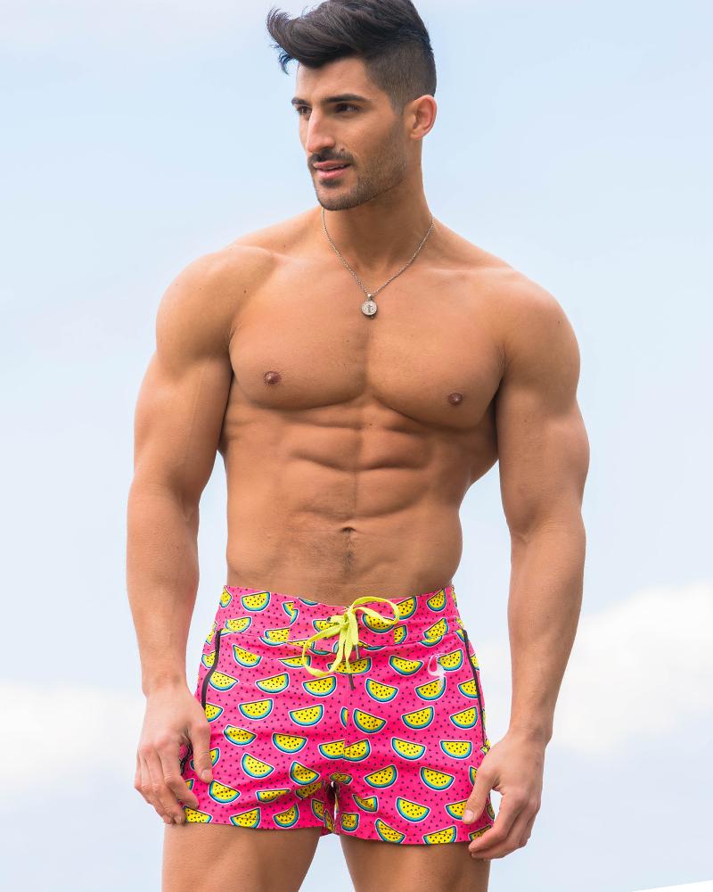 Pink Watermelon Swim Shorts Shorts / Board shorts Tucann 