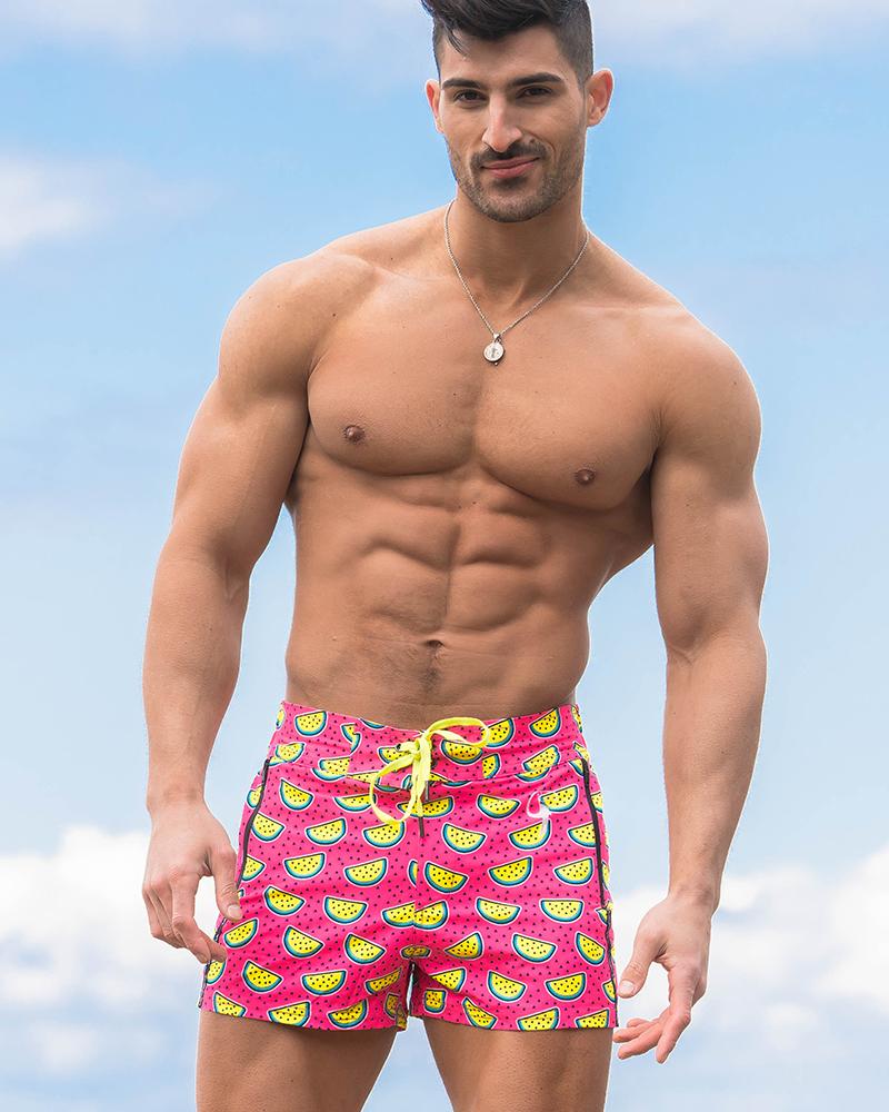 Pink Watermelon Swim Shorts Shorts / Board shorts Tucann 