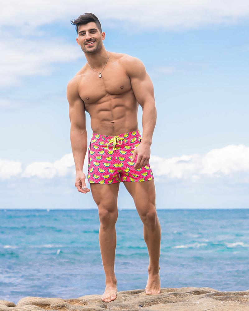 Pink Watermelon Swim Shorts Shorts / Board shorts Tucann 