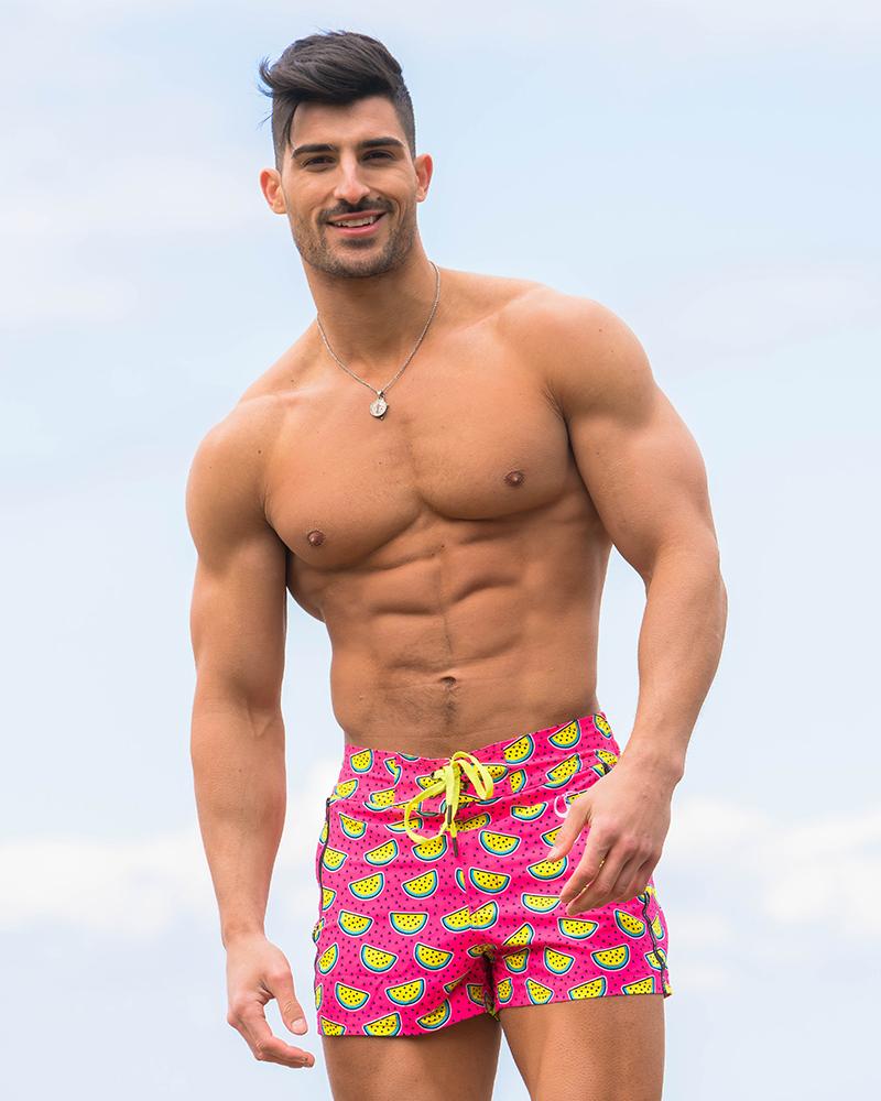 Pink Watermelon Swim Shorts Shorts / Board shorts Tucann 