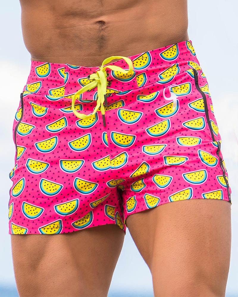 Pink Watermelon Swim Shorts Shorts / Board shorts Tucann 