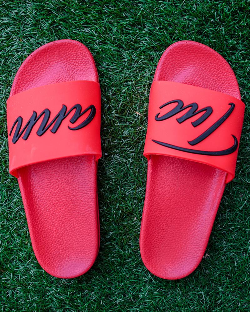 Signature Slides Red Footwear Tucann 