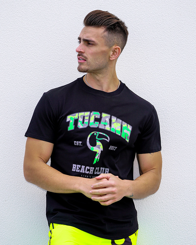 Tucann Beach Club T-Shirt - Black SHIRT Tucann 