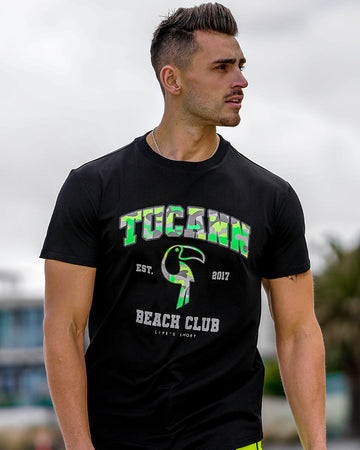 Tucann Beach Club T-Shirt - Black SHIRT Tucann 