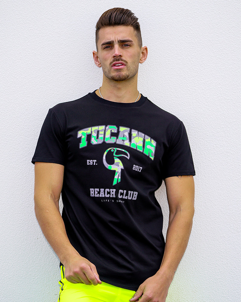 Tucann Beach Club T-Shirt - Black SHIRT Tucann 