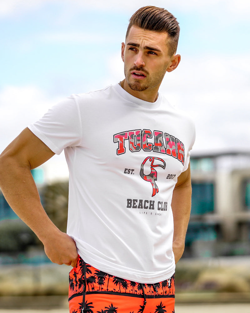 Tucann Beach Club T-Shirt - White SHIRT Tucann 