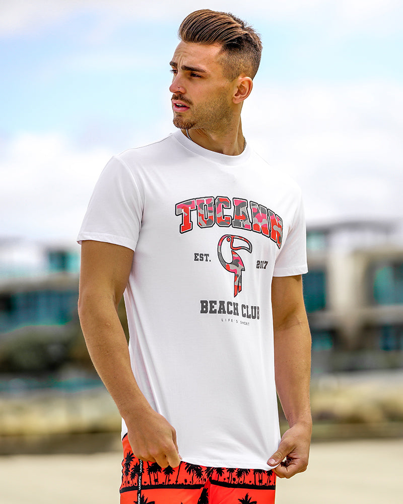 Tucann Beach Club T-Shirt - White SHIRT Tucann 