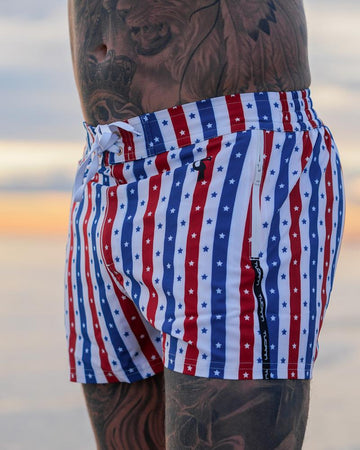 USA Series Swim Trunk - Carnival Shorts / Board shorts Tucann 