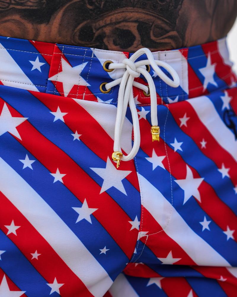 USA Series Swim Trunk - Stars and Stripes Shorts / Board shorts Tucann 