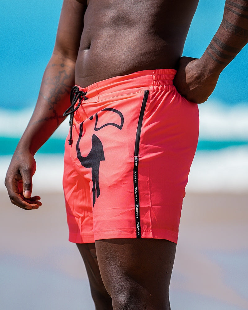 Watermelon Swim Shorts - 5" Swim Trunks Tucann 