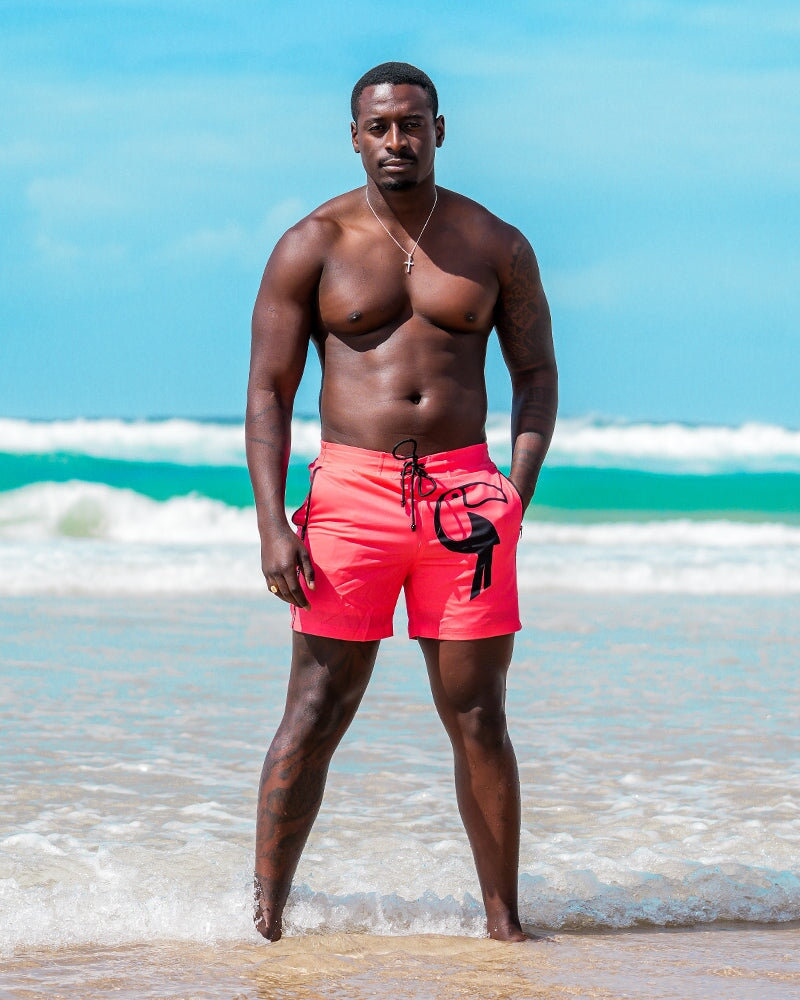Watermelon Swim Shorts - 5" Swim Trunks Tucann 