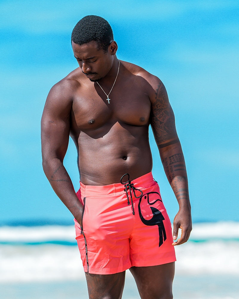 Watermelon Swim Shorts - 5" Swim Trunks Tucann 