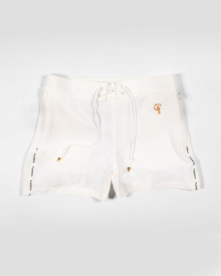 White Swim Trunks Tucann 