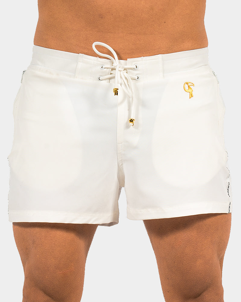 White Swim Trunks Tucann 