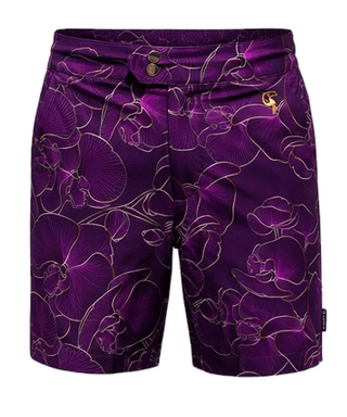 Luxe Orchid Shorts - Plumb 7"